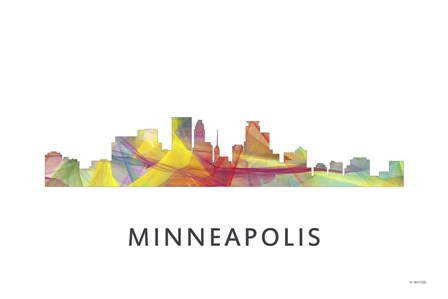 Minneapolis Minnesota by Marlene Watson art print
