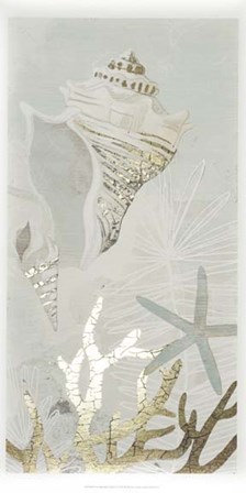 Golden Reef Panel I by June Erica Vess art print