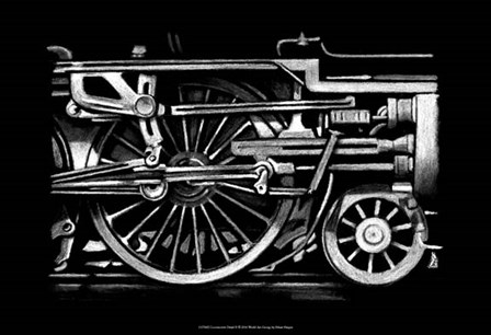 Locomotive Detail II by Ethan Harper art print