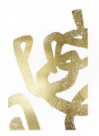 Gold Foil Symbiotic I by June Erica Vess art print