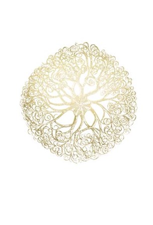 Gold Foil Ocean Gems I by Vision Studio art print