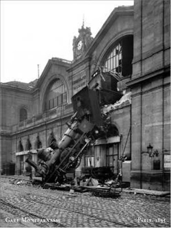 Gare Montparnasse art print