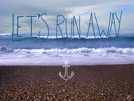 Let's Run Away 2 by Kimberly Glover art print