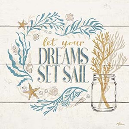 Golden Sea V by Janelle Penner art print