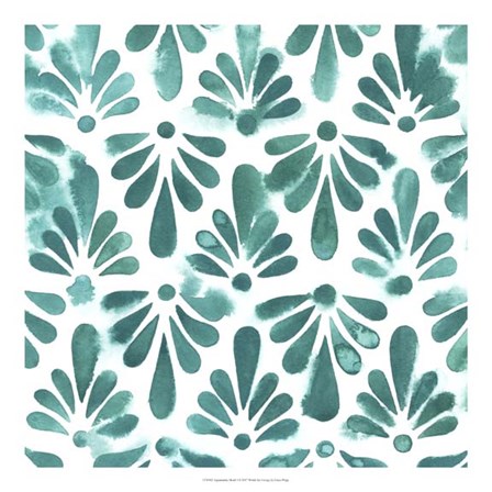 Aquamarine Motif I by Grace Popp art print