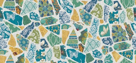 Free Bird Spanish Tiles by Daphne Brissonnet art print