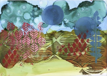 Texture - Blue Sky by Cherry Pie Studios art print