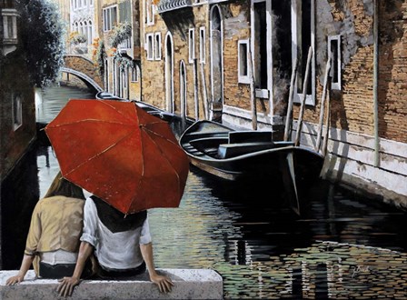 Uno Sguardo al Canale by Guido Borelli art print