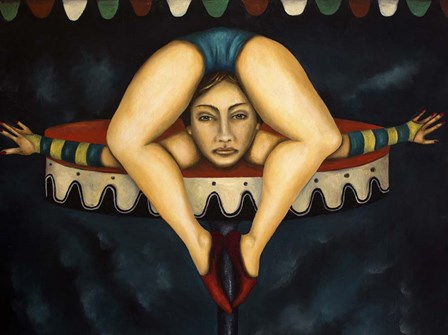 Contortionist by Leah Saulnier art print