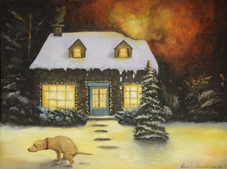 Kinkade's Worst Nightmare Updated X by Leah Saulnier art print