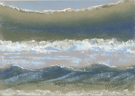 Blue and Green by Marie Marfia Fine Art art print