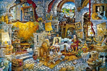 Mona 2 Spaghetti by Bill Bell art print