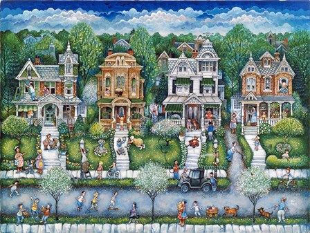Dandelion Days by Bill Bell art print