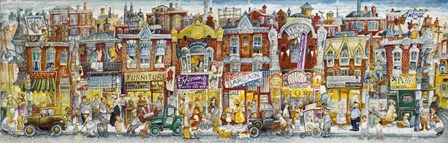 Oh, The Street Where I Lived by Bill Bell art print