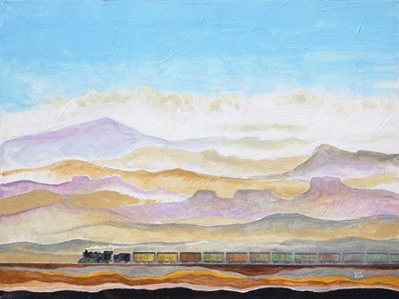 Goin&#39; West by Bill Bell art print