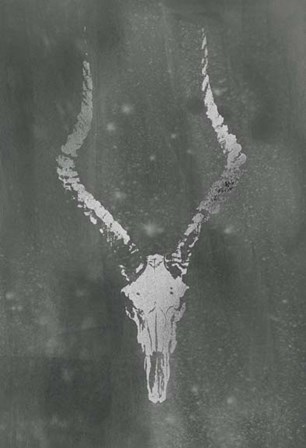 Silver Foil Rustic Mount II on Black Wash by Vision Studio art print