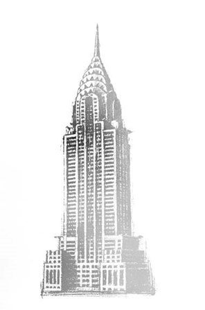 Silver Foil Chrysler by Ethan Harper art print