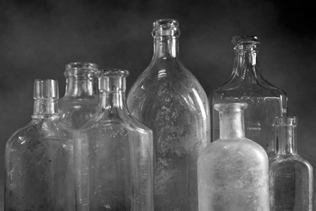 7 Bottles by Moises Levy art print