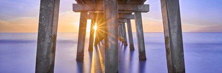 Naples Pier Panoramic II by Moises Levy art print