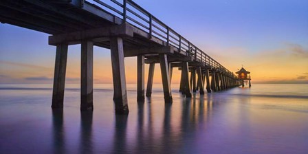 Naples Pier Panoramic III by Moises Levy art print