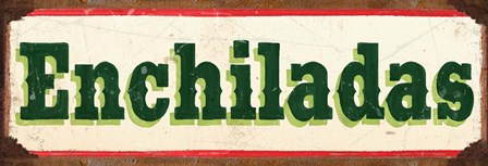 Enchiladas Cream by RetroPlanet art print