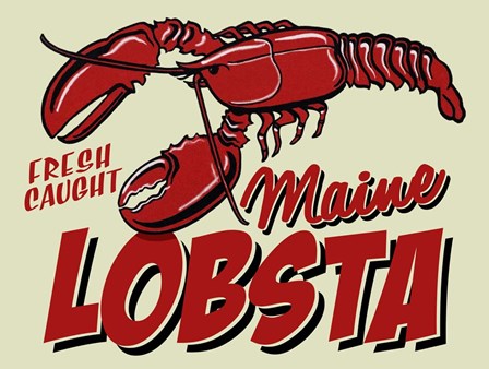 Lobster by RetroPlanet art print