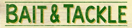 Bait &amp; Tackle B by RetroPlanet art print