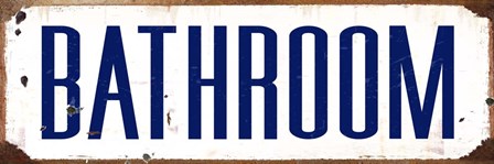 Bathroom by RetroPlanet art print