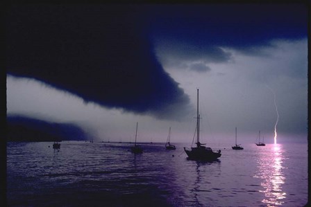 Storm Over Hook Mountain by Robert Goldwitz art print