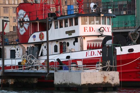 NYFD Fireboat by Robert Goldwitz art print