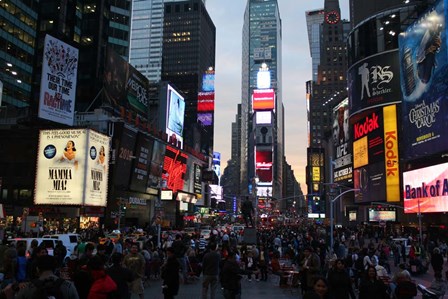 Times Square by Robert Goldwitz art print