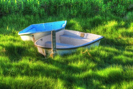 Dinghies At Low Tide by Robert Goldwitz art print