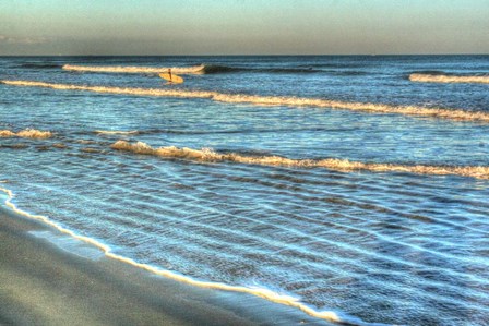 Lone Surfer by Robert Goldwitz art print
