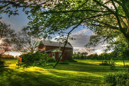 Barn Summer Sunset by Robert Goldwitz art print