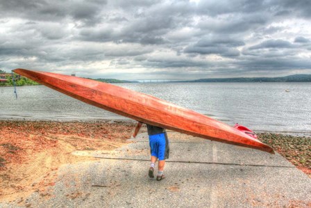 Kayak Put In by Robert Goldwitz art print