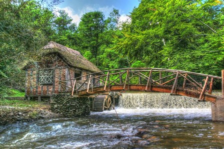 Mill house and Stream by Robert Goldwitz art print