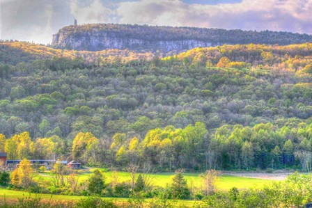 Mohonk Tower Spring by Robert Goldwitz art print