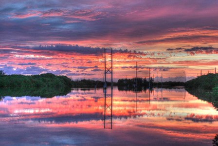 Powerline Sunrise by Robert Goldwitz art print