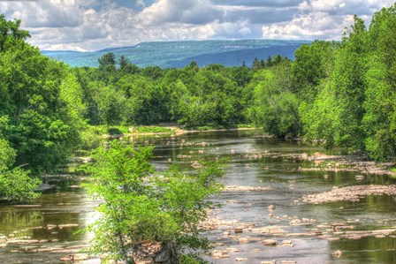 Wallkill Bridge Mountain View by Robert Goldwitz art print