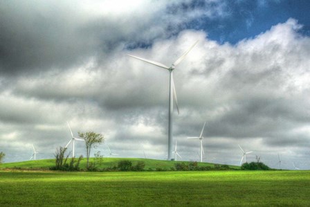 Wind Turbines Tug Hill Plateau by Robert Goldwitz art print