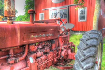 Tractor and Barn by Robert Goldwitz art print