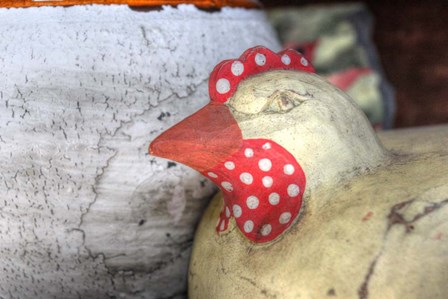 Polka Dot Chicken by Robert Goldwitz art print