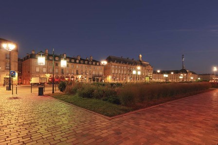 Place De La Bourse by Sebastien Lory art print