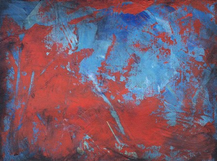 Red on Blue by Tim Nyberg art print