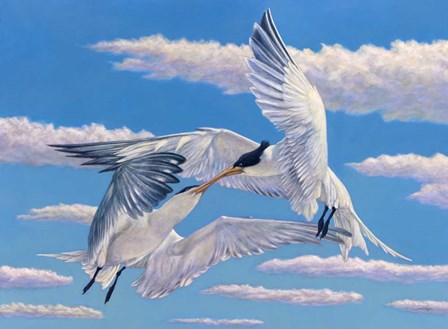 Flying Kiss by James W. Johnson art print