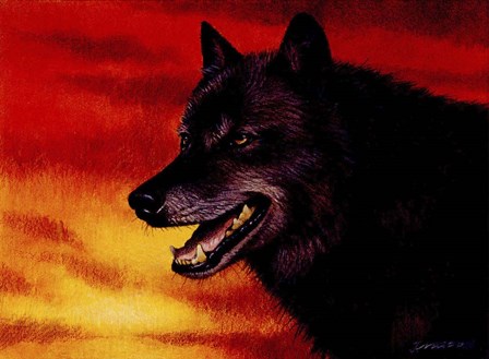 Red Skies by John Naito art print