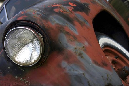 Chevy Headlight by Karen J. Williams art print