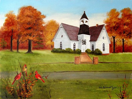 St. Paul's in Autumn by Arie Reinhardt Taylor art print