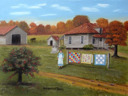 Grandma's Quilts 2 by Arie Reinhardt Taylor art print