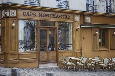 Cafe Montmartre by Cora Niele art print